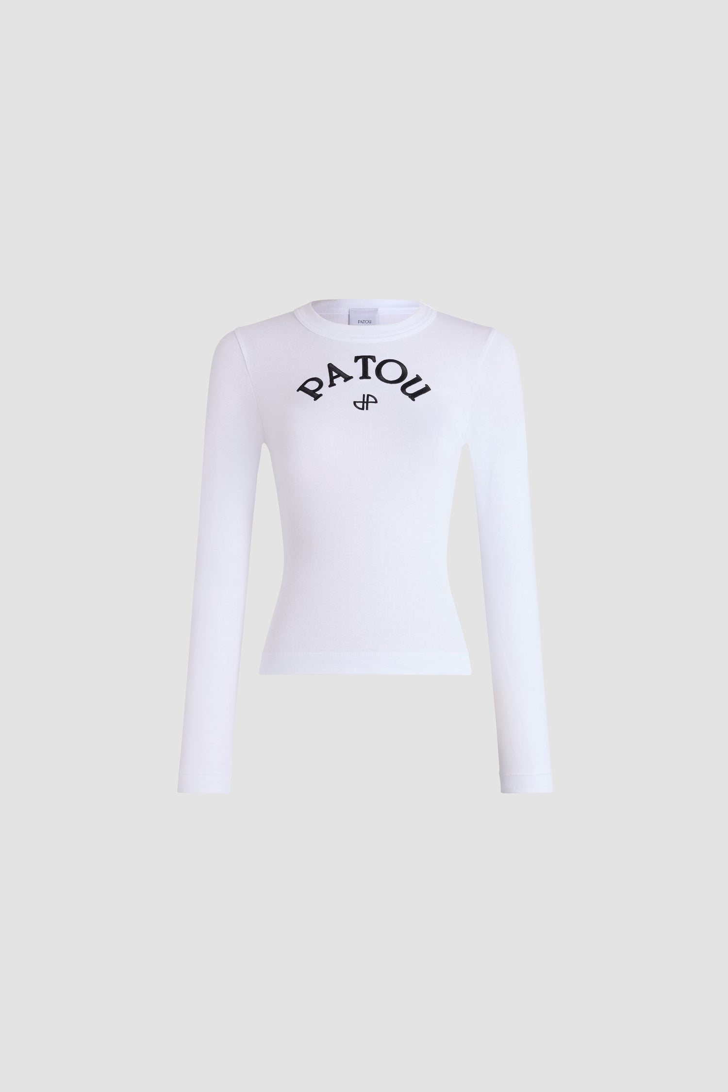 Patou H26JE2749994001W t-shirt coton blanc manches longues