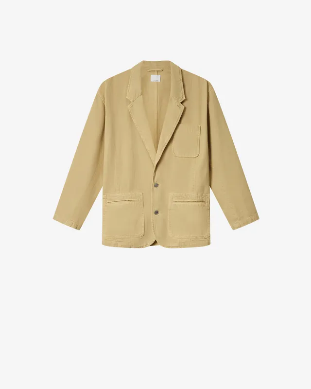 Isabel Marant Kastan veste denim coton jaune