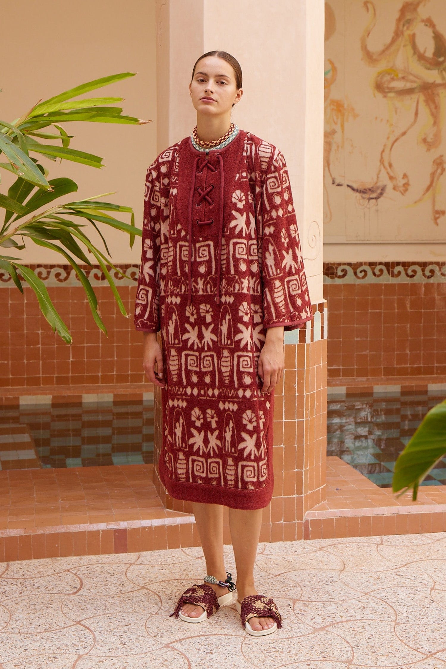 Alemäis Maya Midi Coverup robe midi coton bio