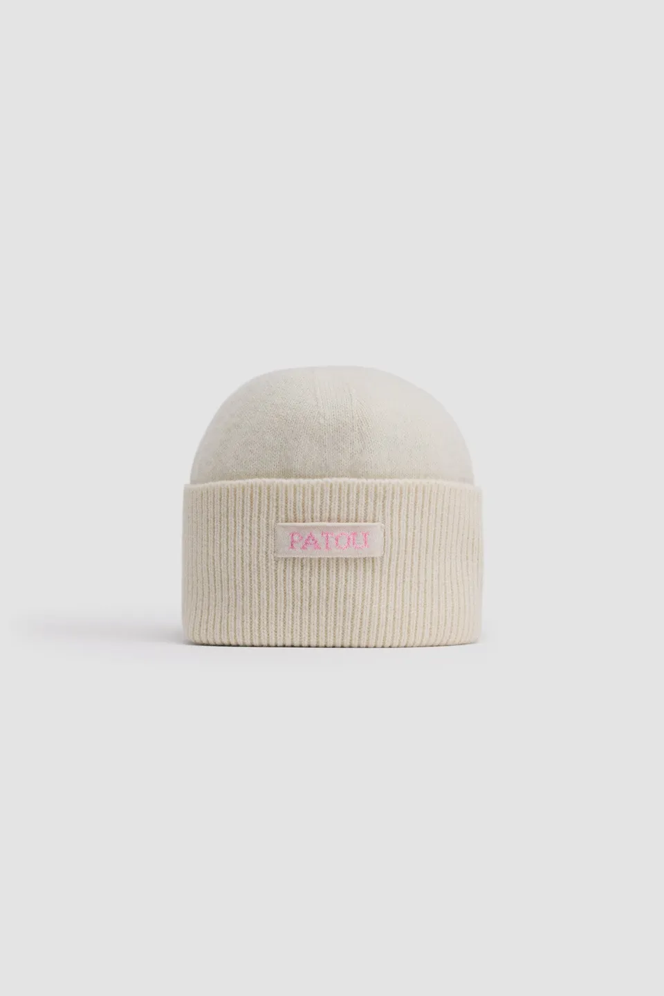 Patou AC078 bonnet laine cachemire blanc taille unique