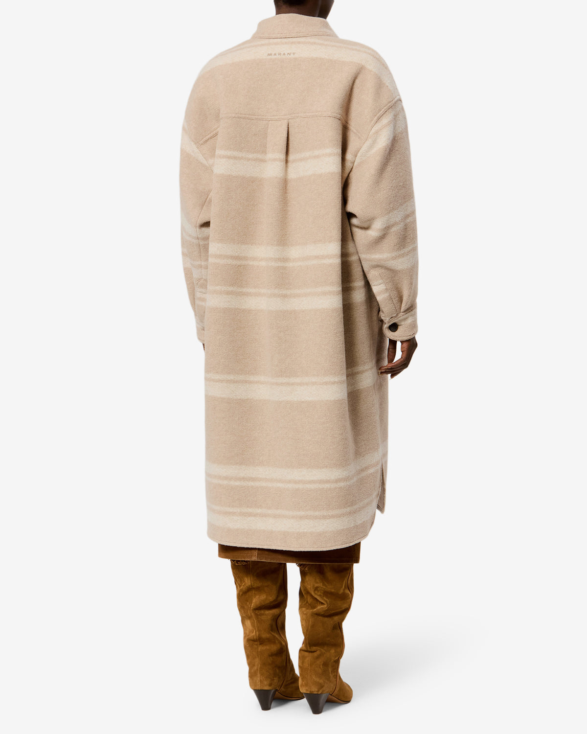 Isabel Marant Manteaux Djila manteau sable rayures