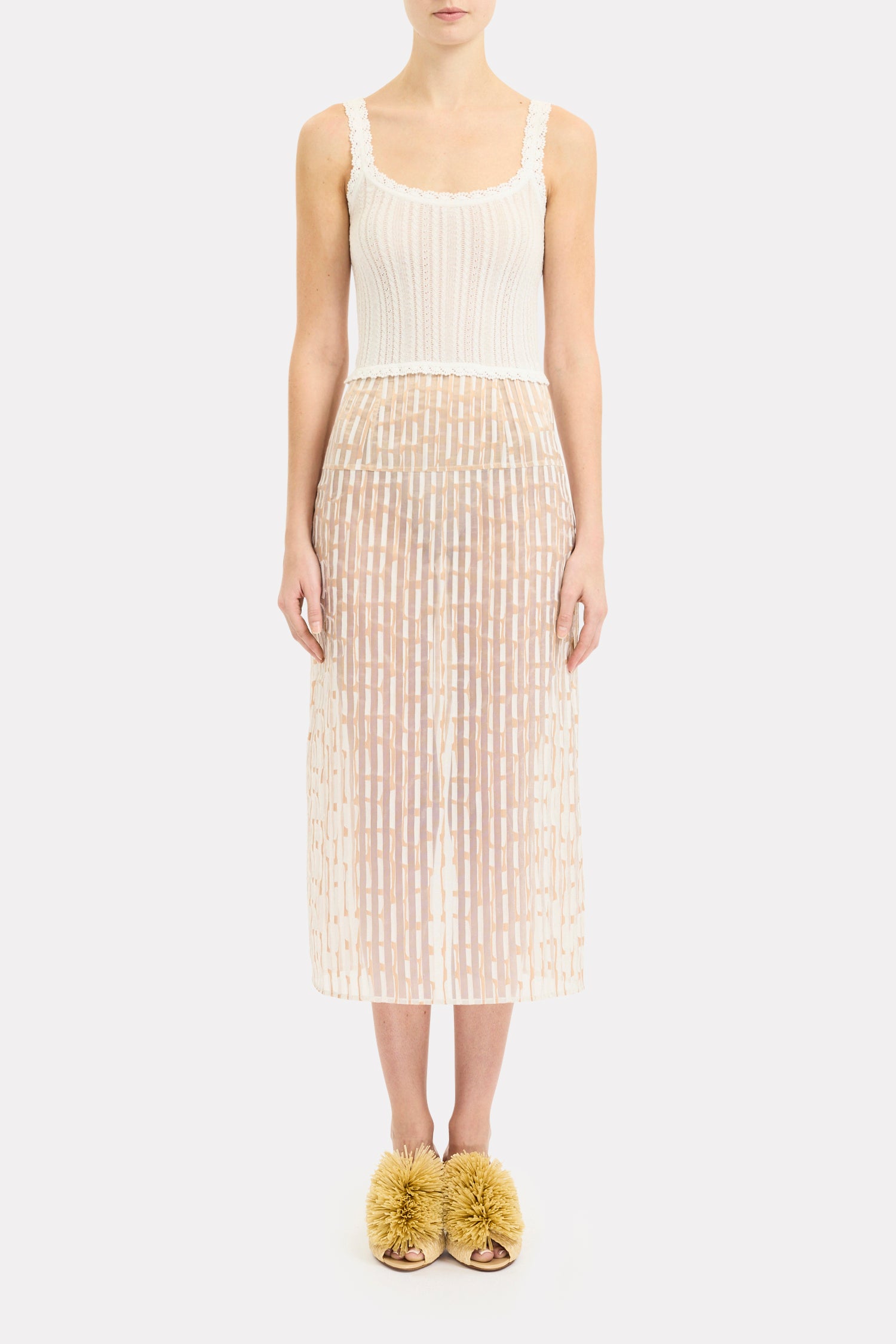 Ulla Johnson Merrill jupe crayon midi Scallop