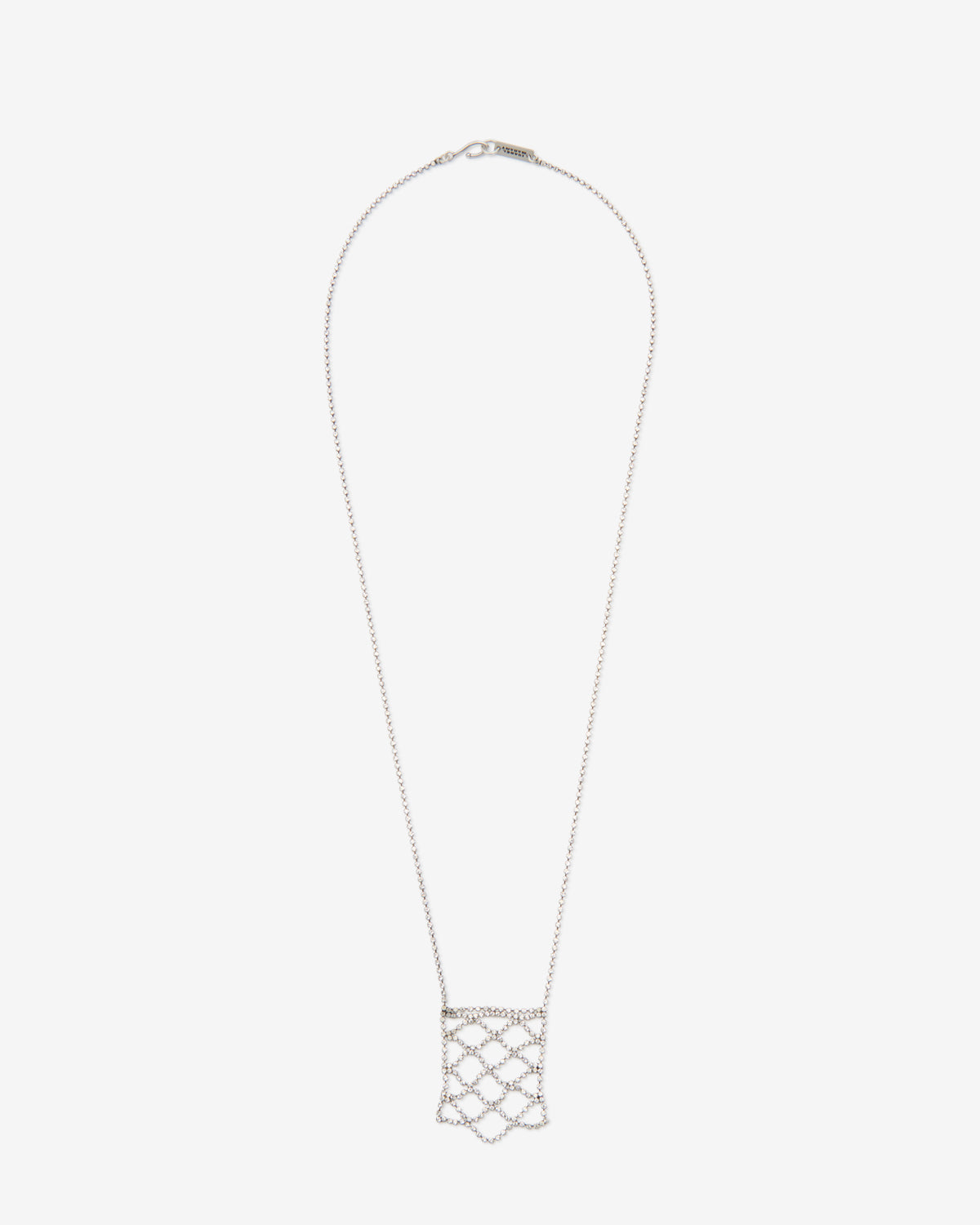Isabel Marant Bijoux Sautoir Thalia collier argenté