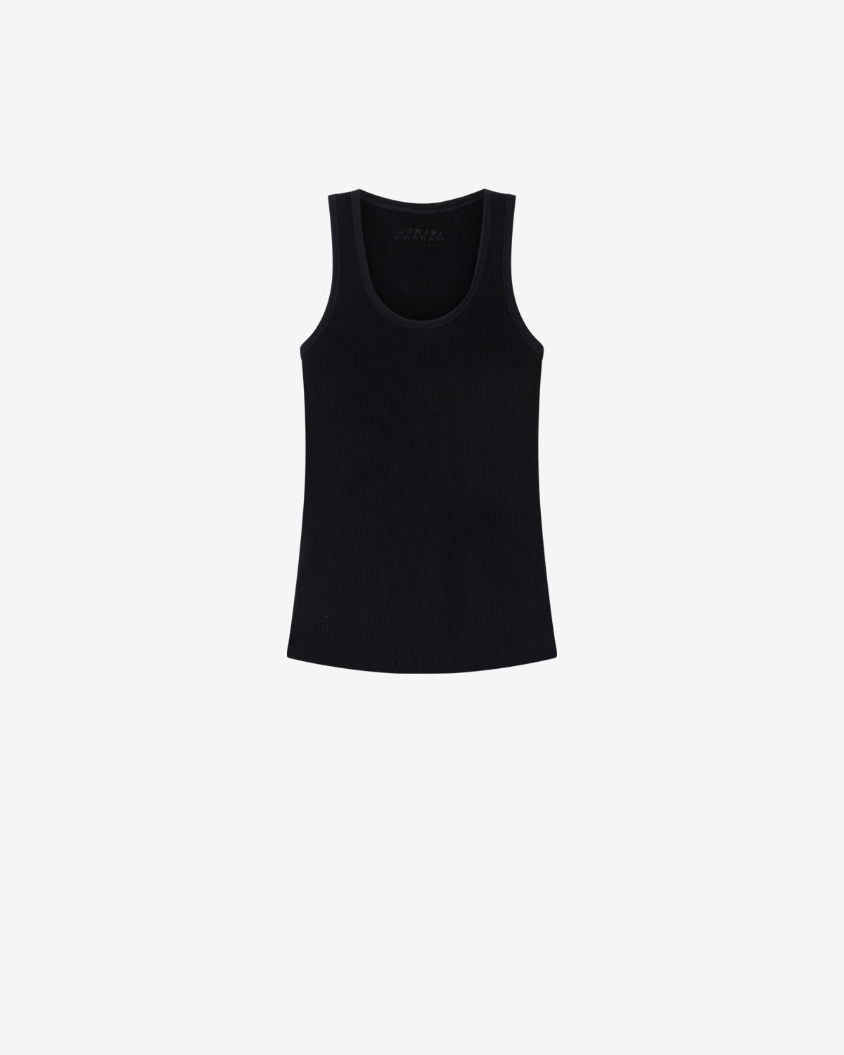 Isabel Marant Thea débardeur coton noir ajusté
