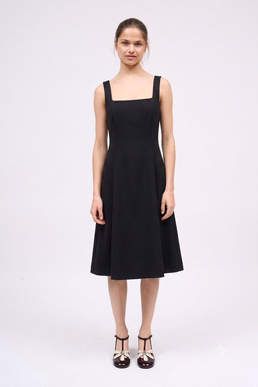 Paul & Joe Olyanna robe cintrée terracotta laine soie