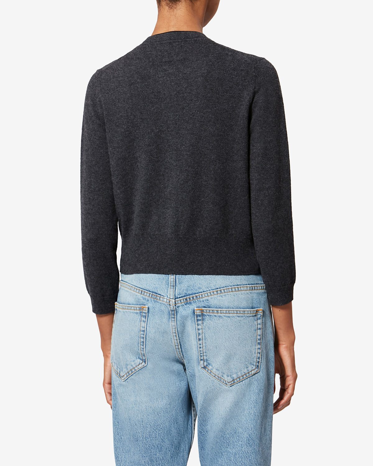 Isabel Marant Lona cardigan maille anthracite-noir