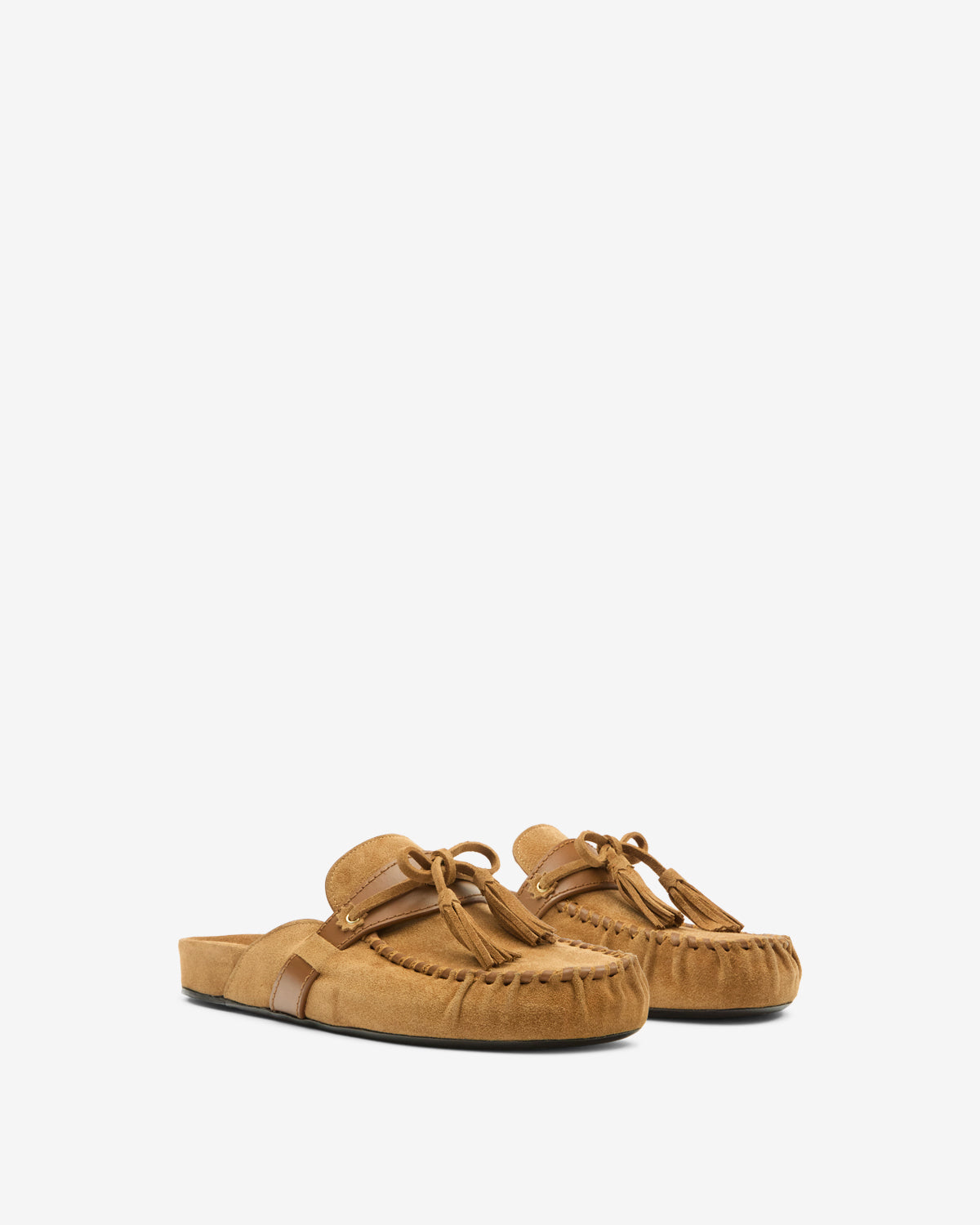 Isabel Marant Malvin mocassins cognac cuir