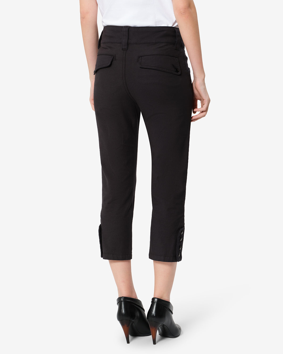 Isabel Marant Berna PA0772FA pantalon capri noir skinny