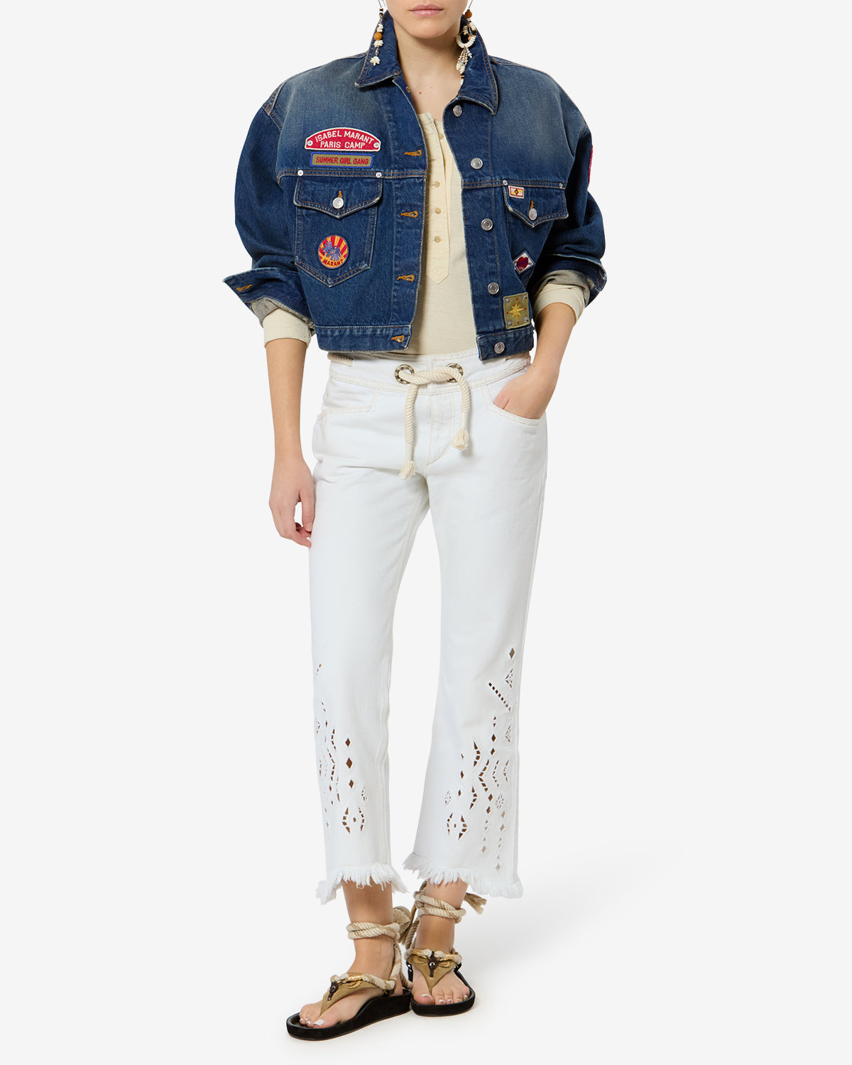 Isabel Marant Demia veste denim bleu 34 à 44