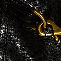 Isabel Marant Brinley pantalon cuir noir