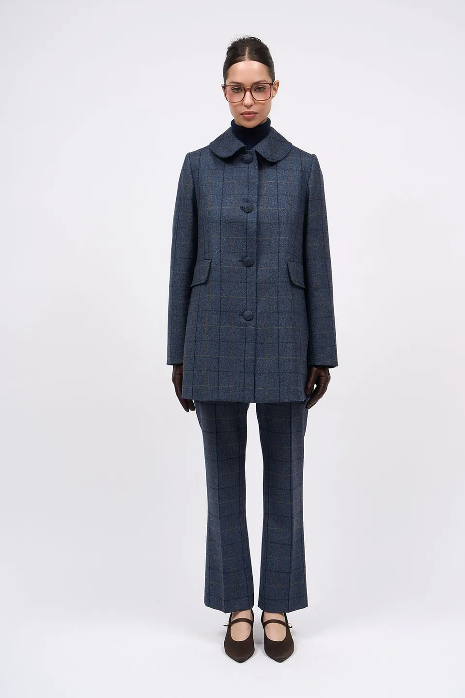 Paul & Joe Manteaux & vestes Milton veste 3/4 laine carreaux