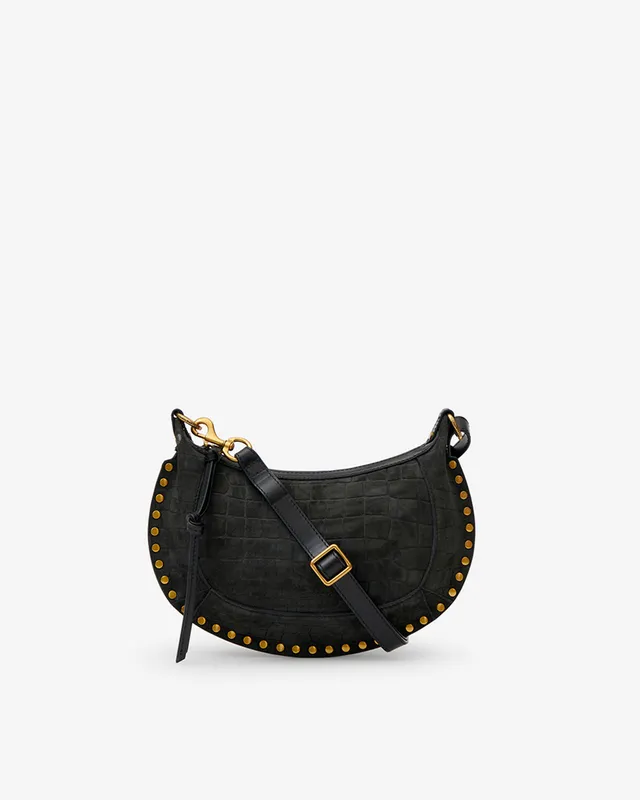 Isabel Marant Oskan Moon PP0003FA sac cuir noir croco