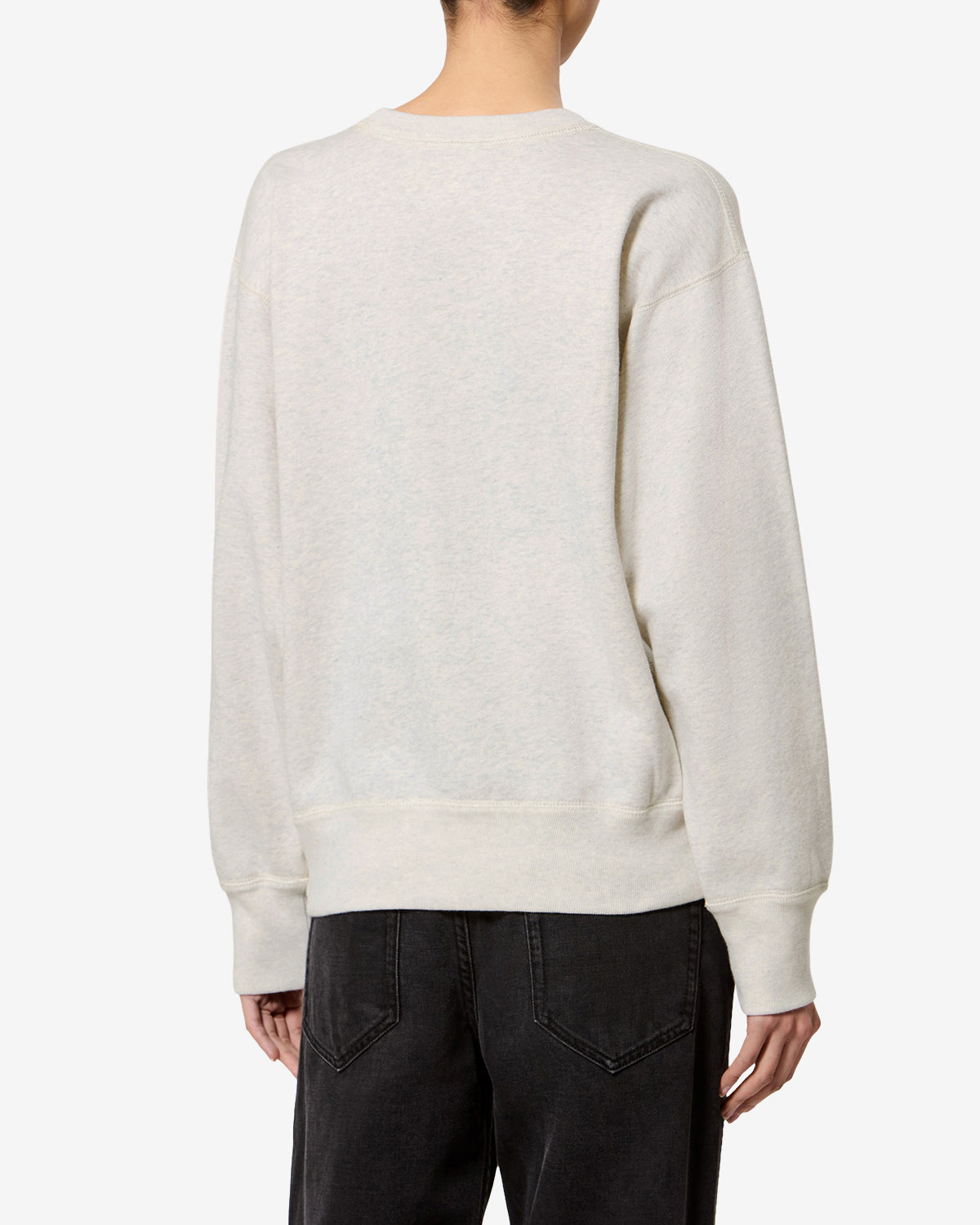 Isabel Marant Rise sweatshirt écru coton brodé