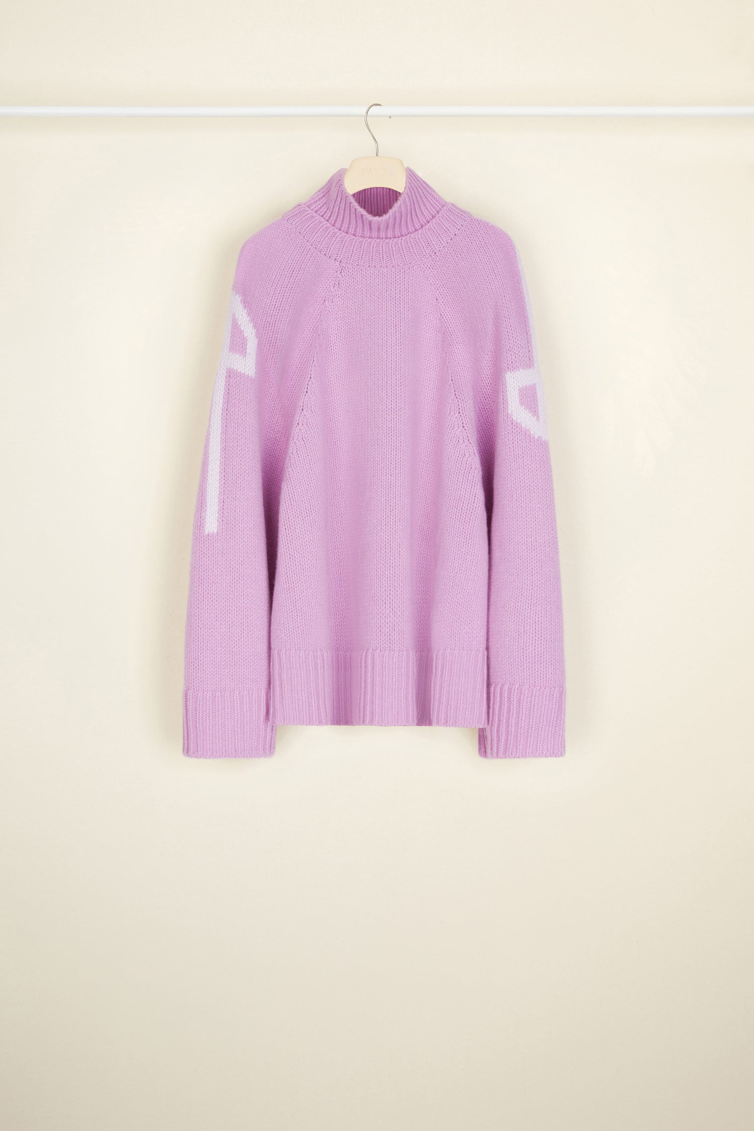 Patou Knitwear pull KN0608043475L laine cachemire lilas