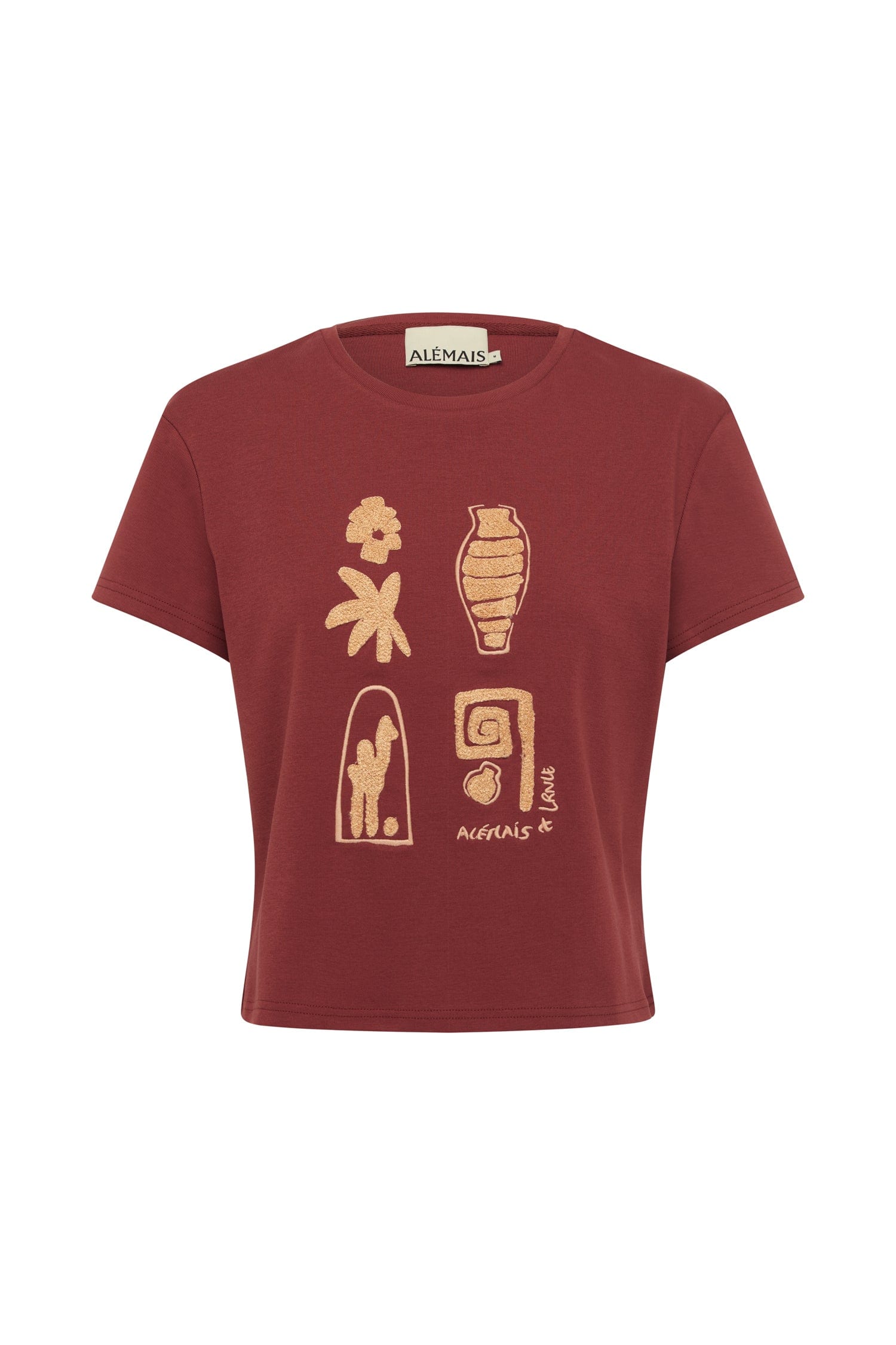 Alemais Laurence Chenille tee-shirt ajusté XS-XXL brodé