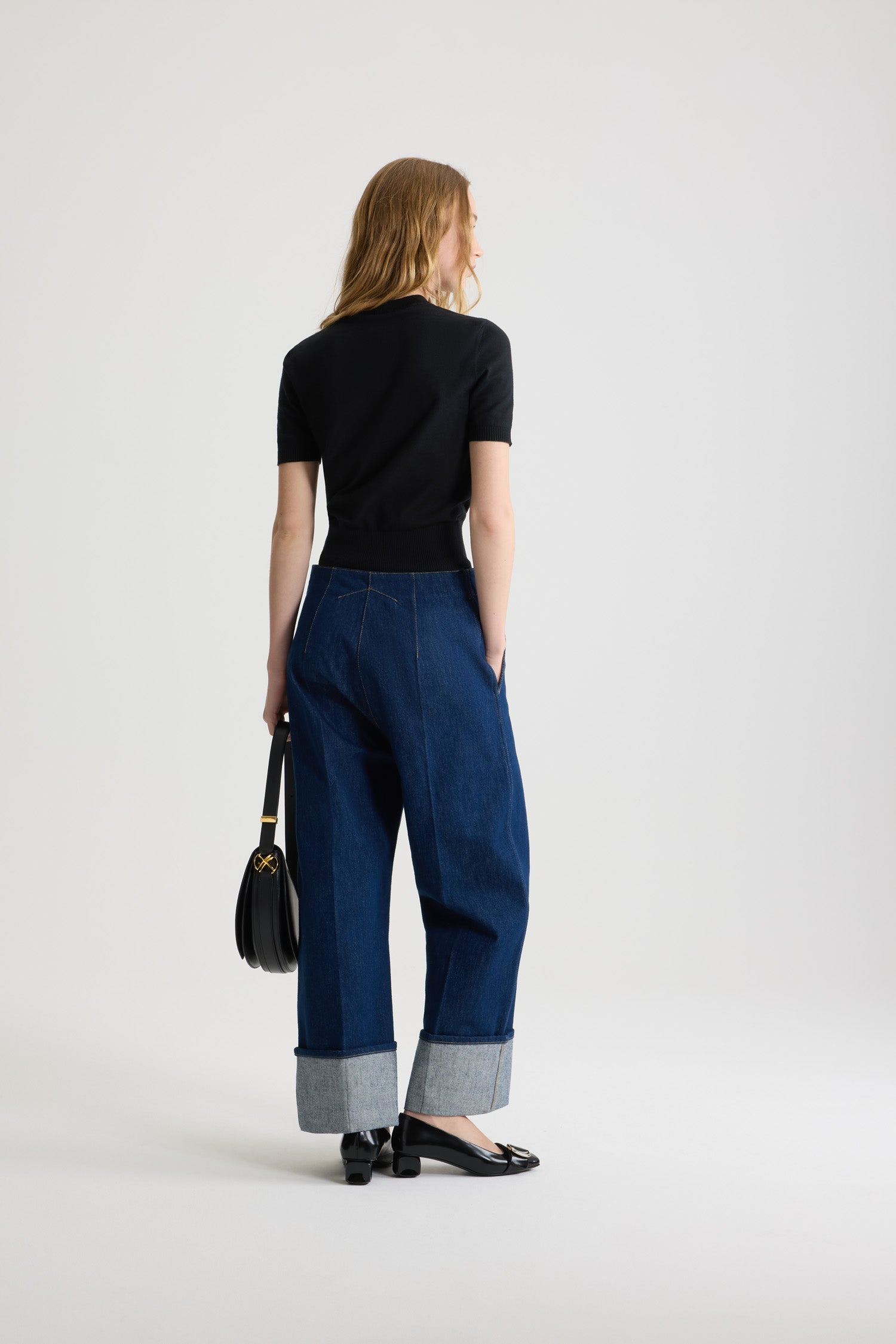 Patou H20TR0030008602D pantalon jean droit bleu 34-44