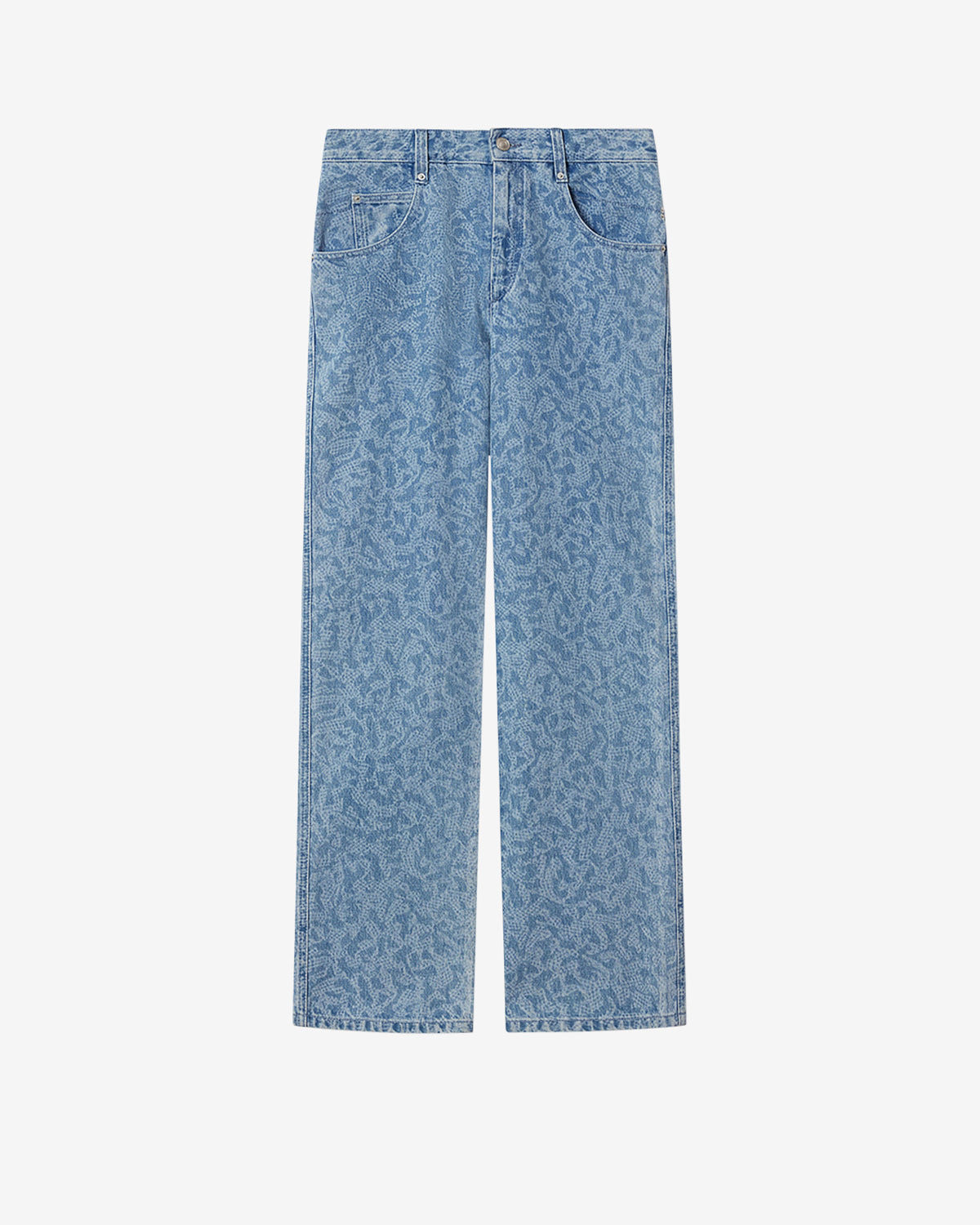 Isabel Marant Brinsa Jean Droit Denim Bleu