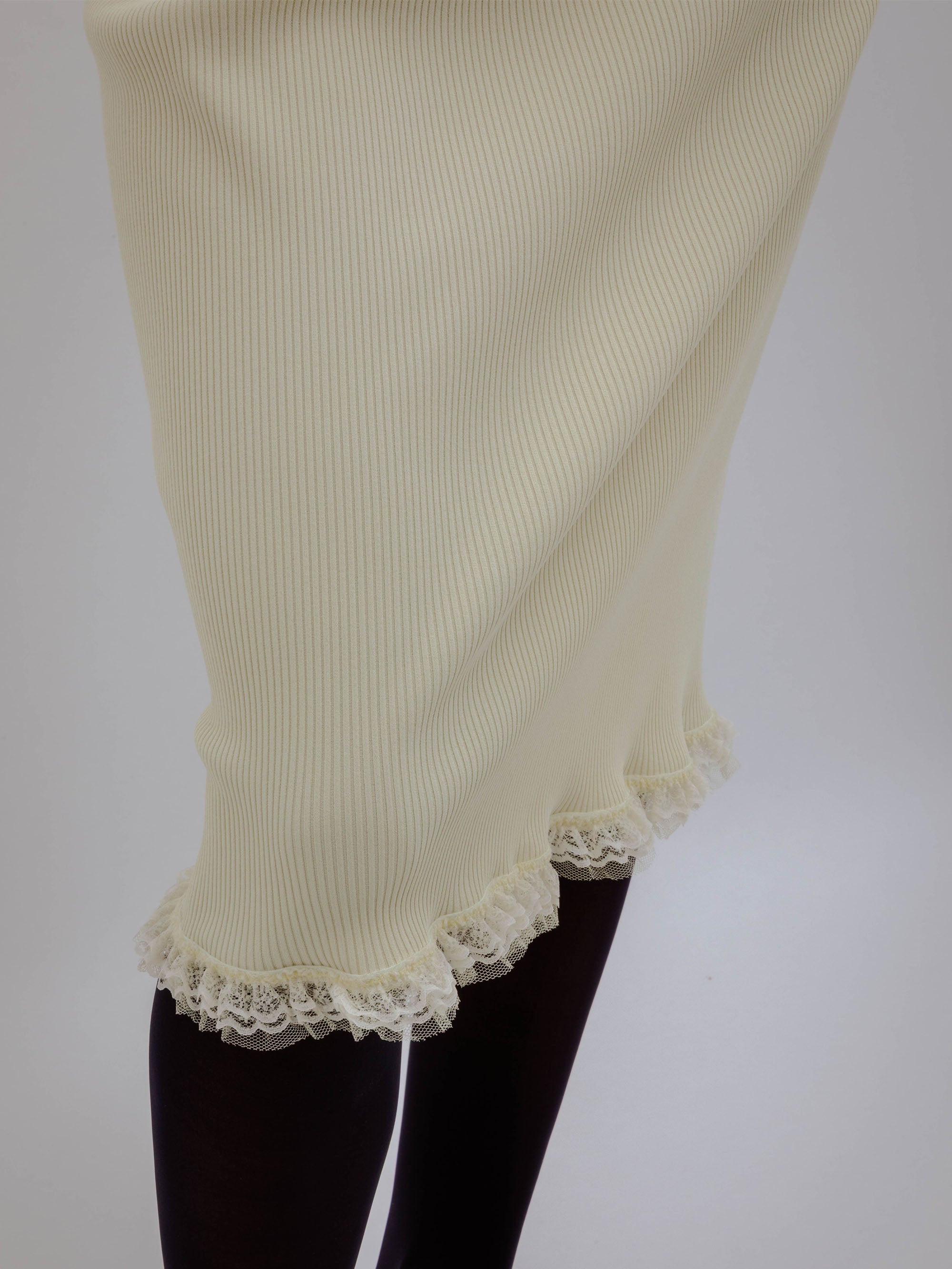 Ester Manas Mimosa Lace Easy Skirt jaune dentelle