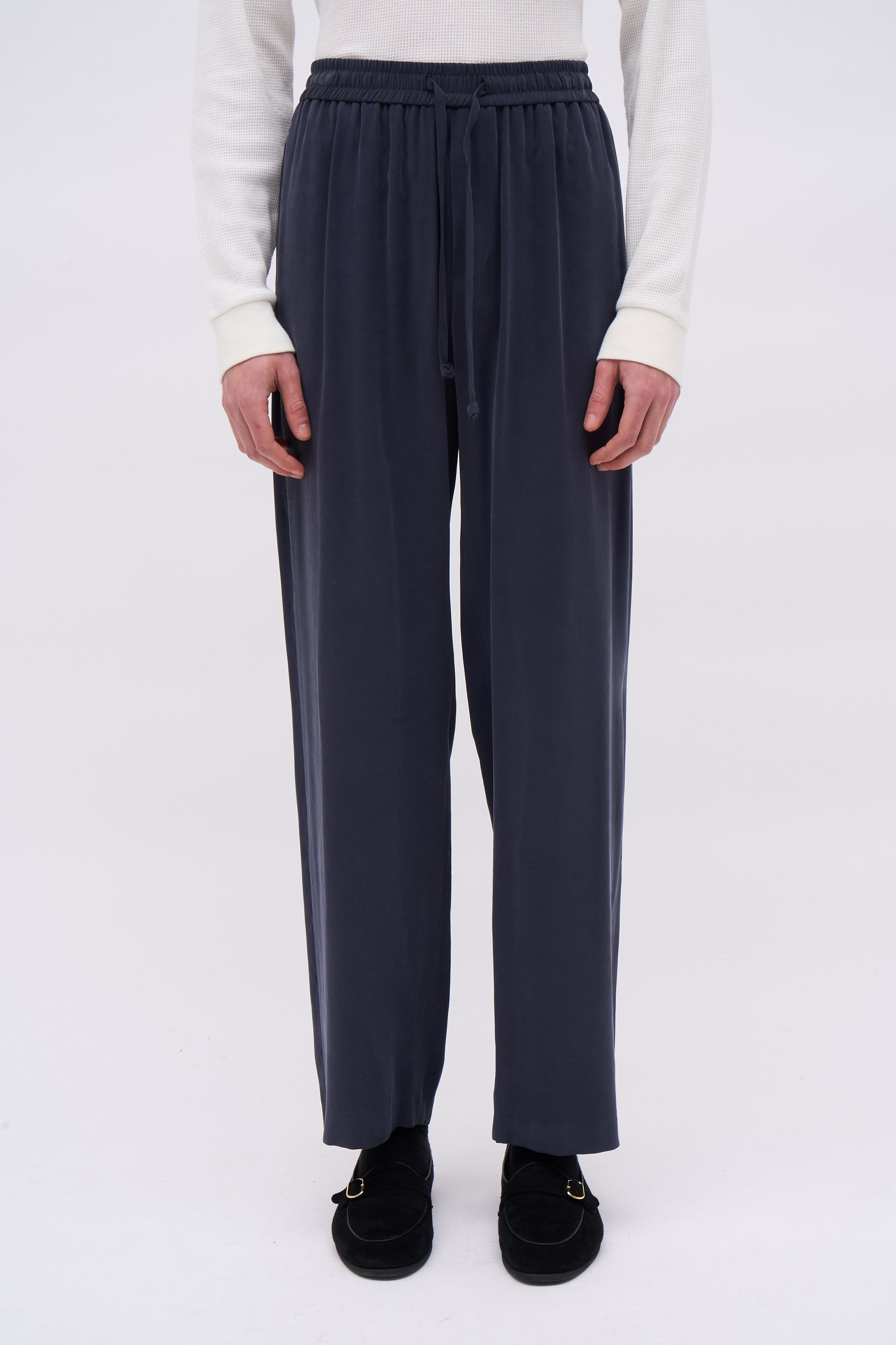 Paul & Joe Tailoring Salahy pantalon twill cupro blanc