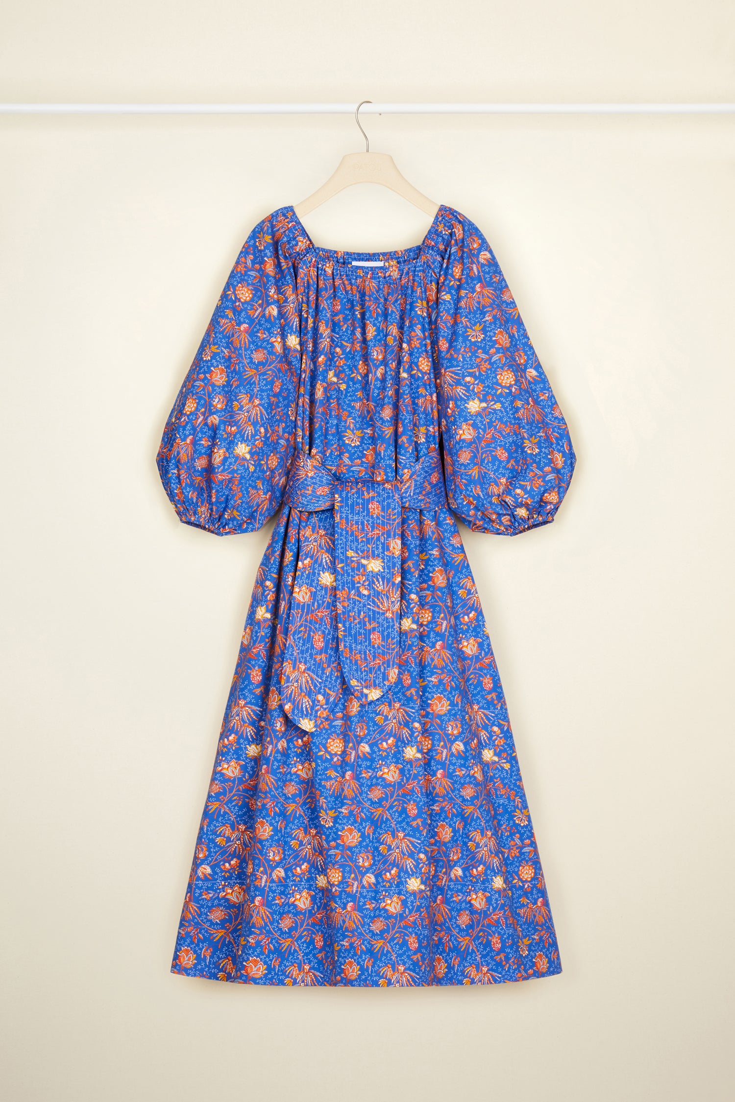 Patou DR037 maxi robe coton bio imprime citrus 38