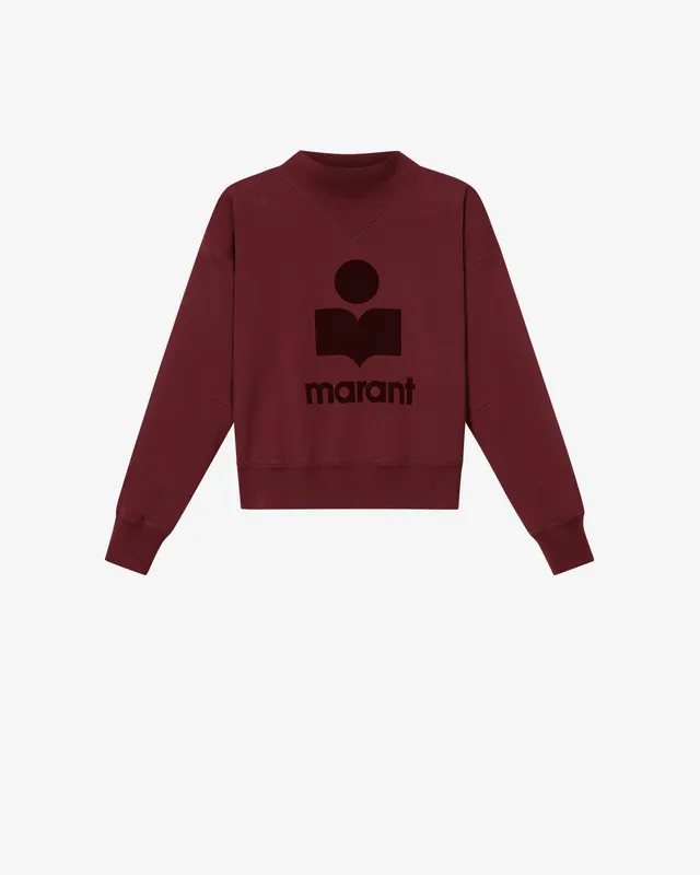Isabel Marant Sweatshirts Sweat Moby Coton Bordeaux 36