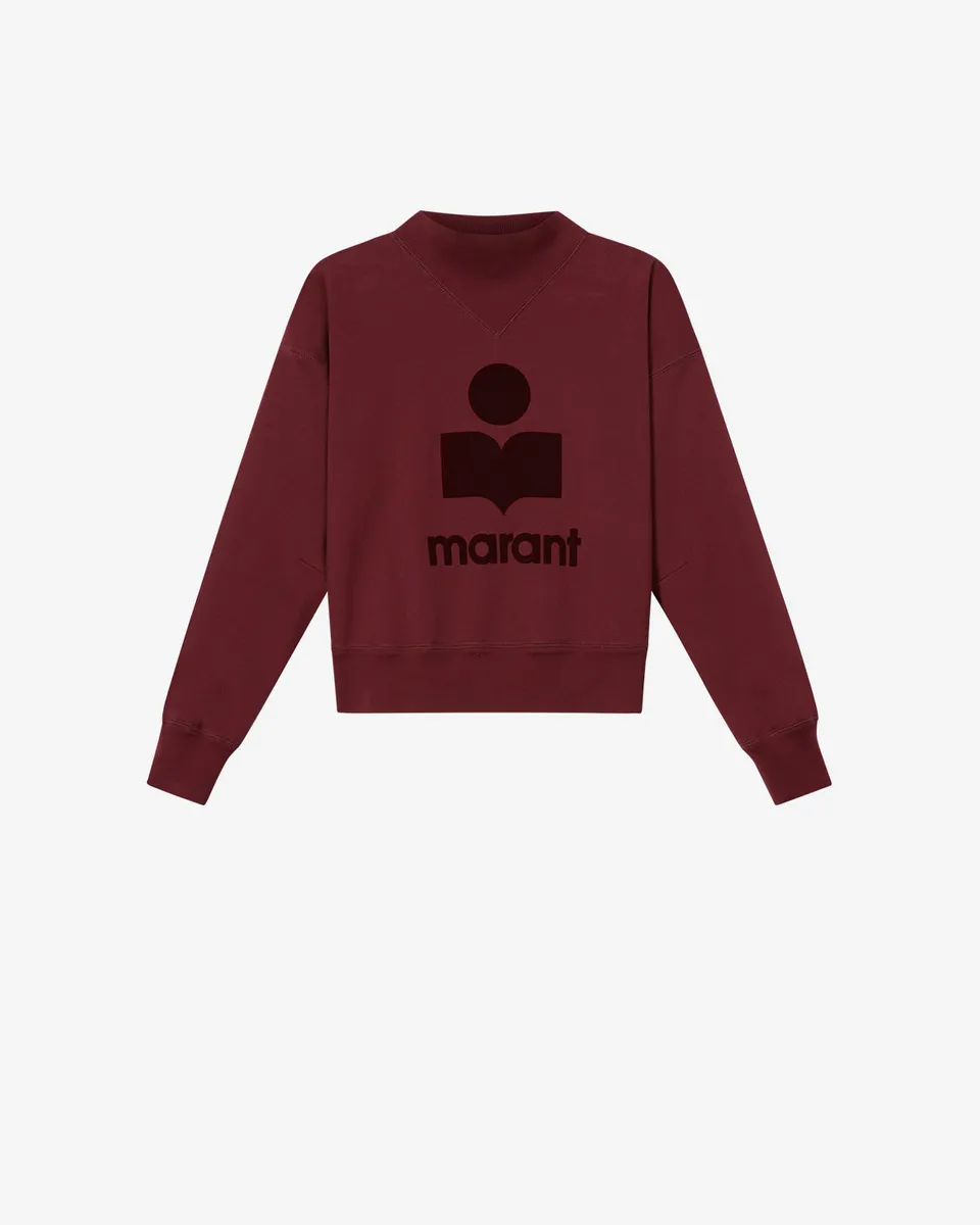 Isabel Marant Sweatshirts Sweat Moby Coton Bordeaux 36