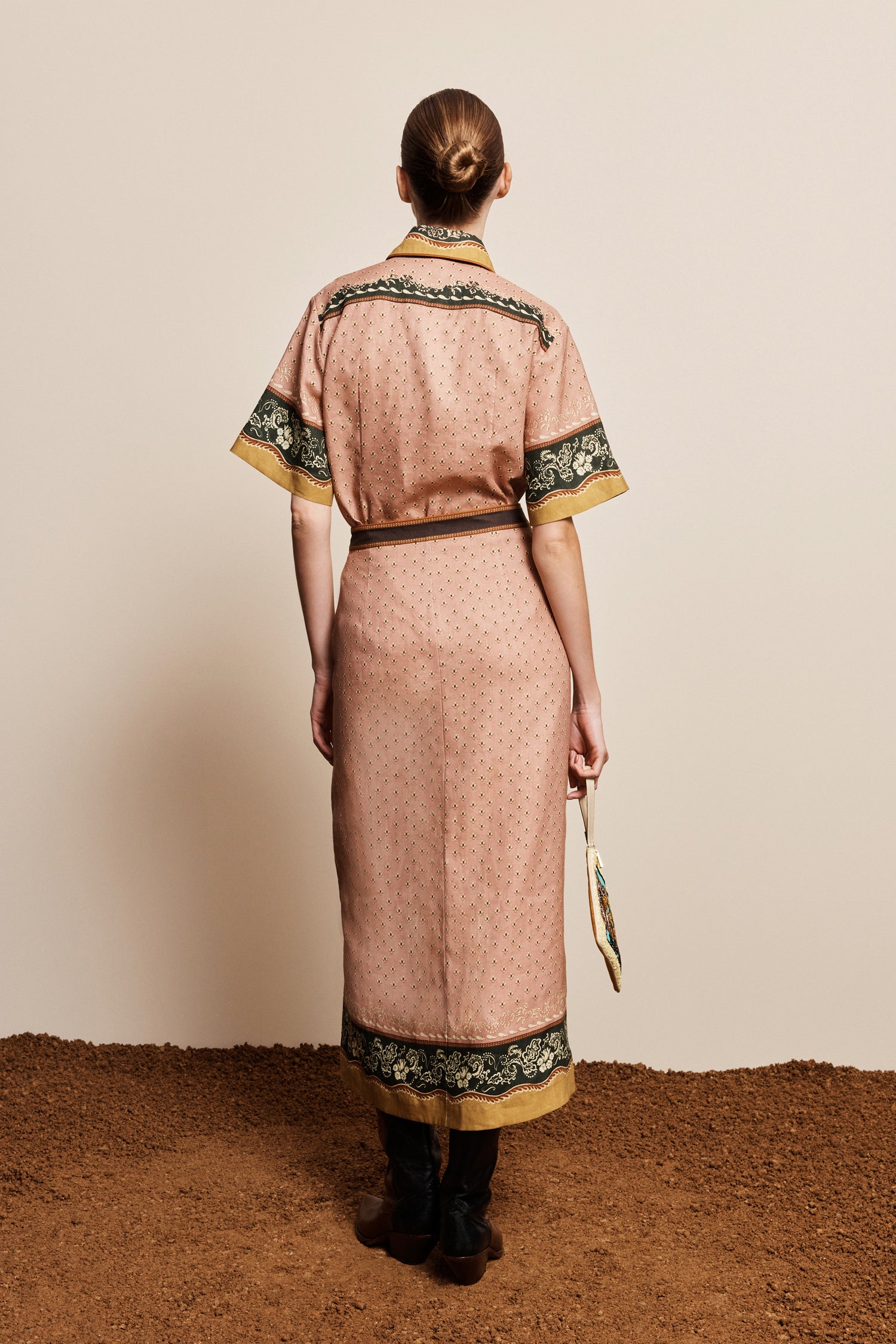 Alemaïs Darcey jupe midi chanvre taille 10 AU