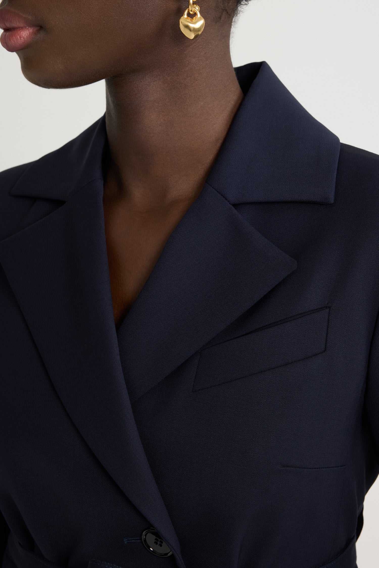 Patou Jackets veste P25JA0540103699N Navy Black laine