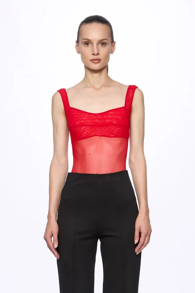 ATU Body Couture Mesh body corset rouge taille S