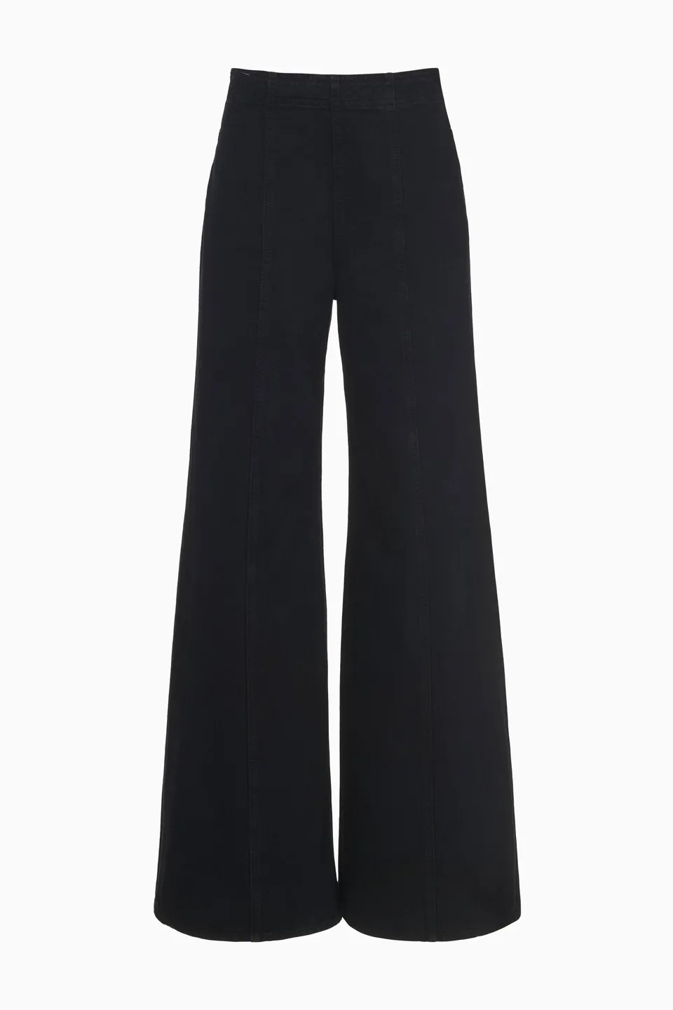 Ulla Johnson Bianca jean large noir taille haute
