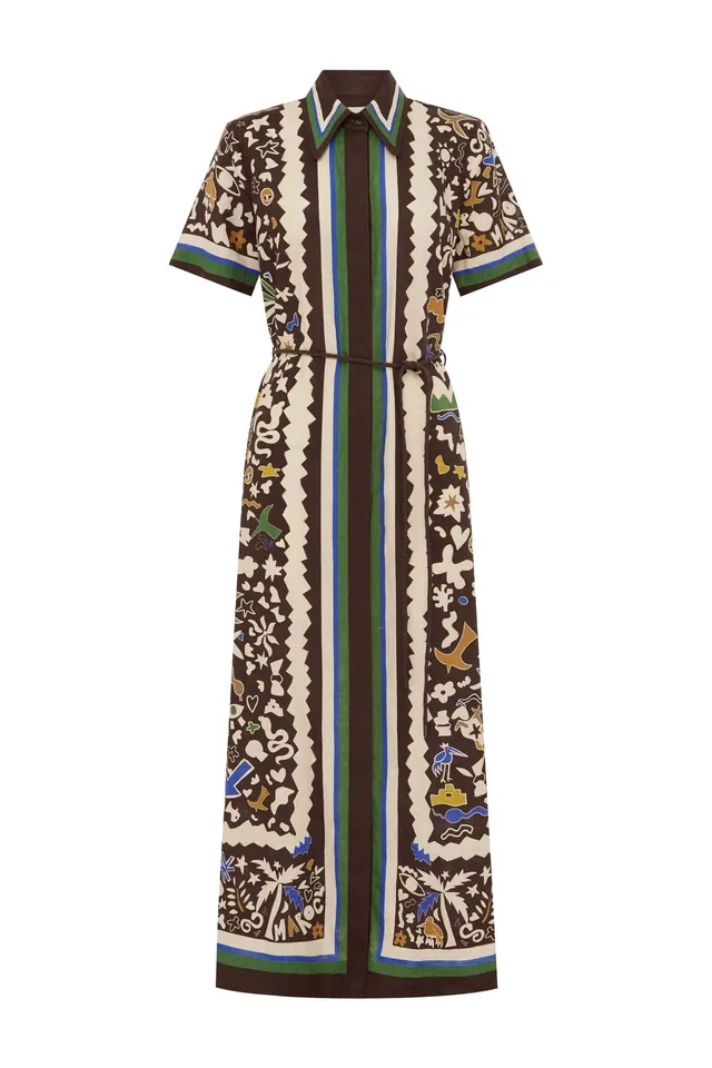 Alemäis Maroc Shirtdress robe chemise midi lin