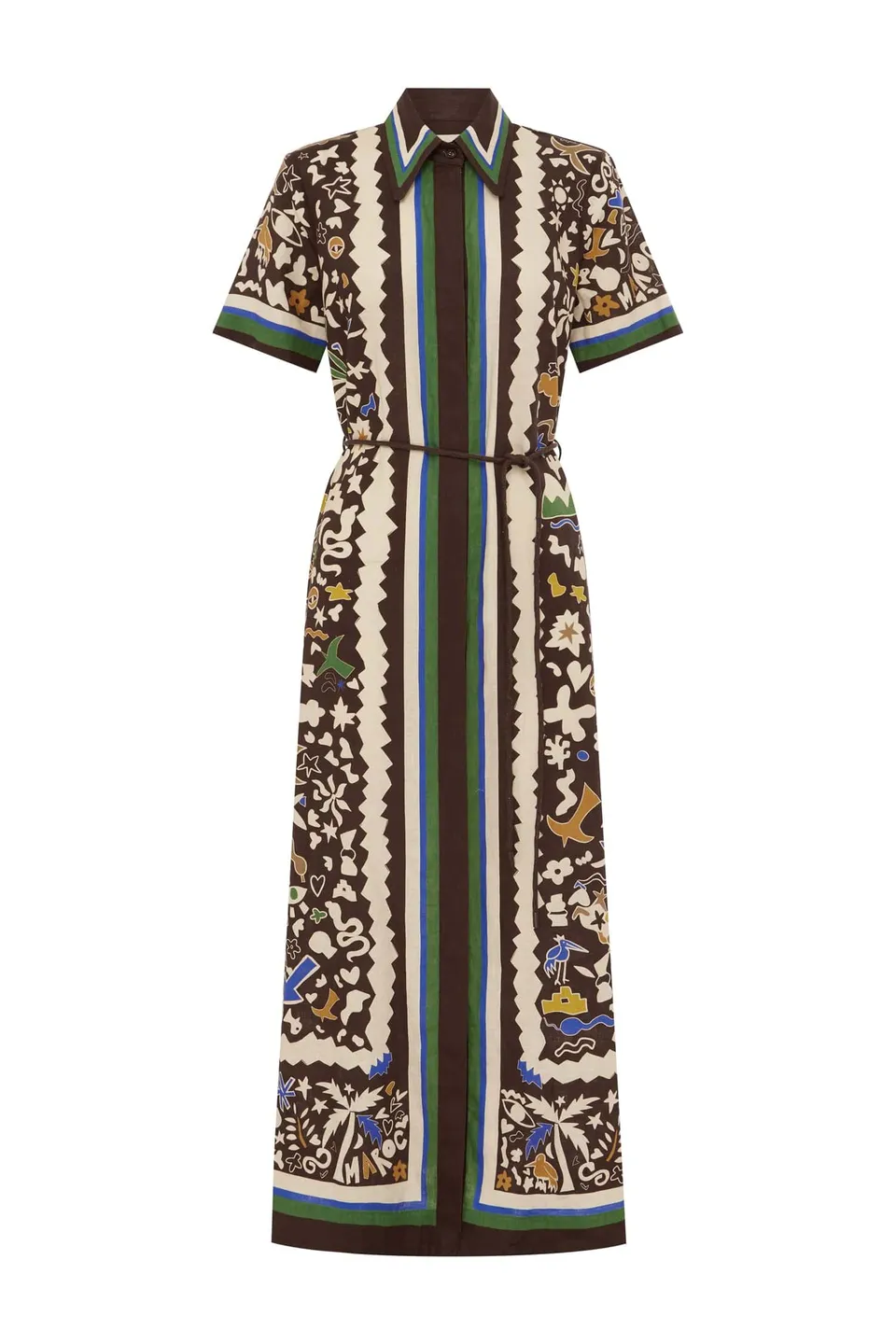Alemäis Maroc Shirtdress robe chemise midi lin