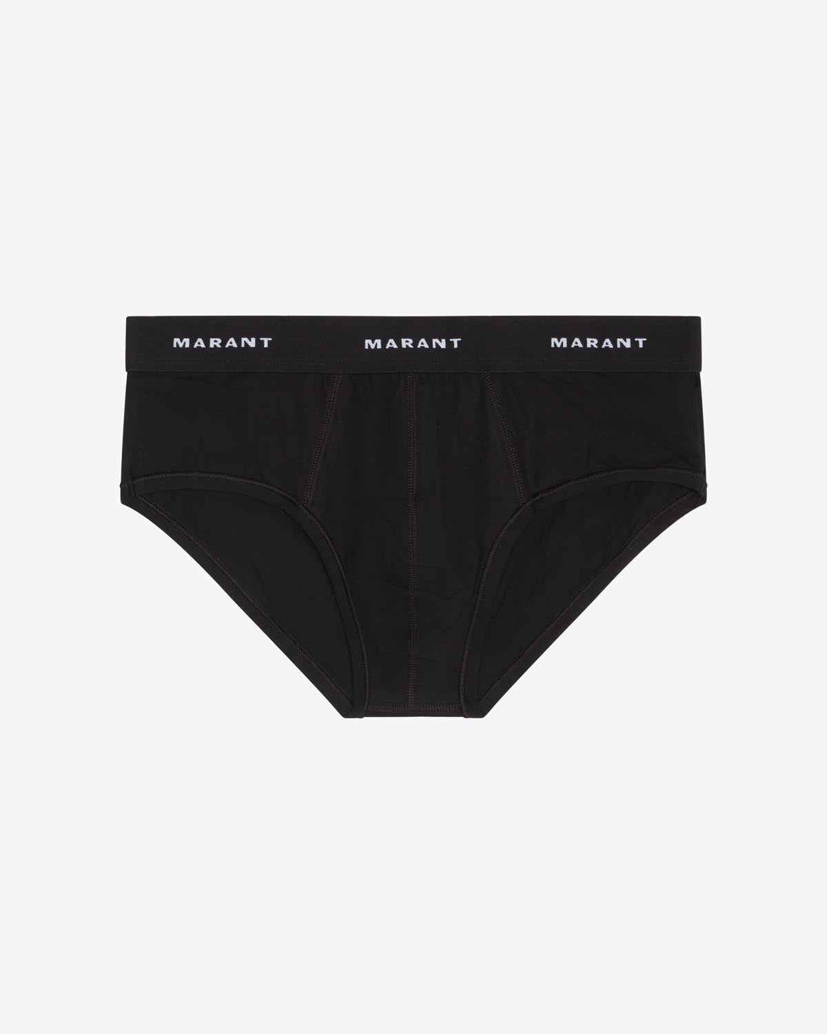 Isabel Marant Benji slip taille élastique logo noir