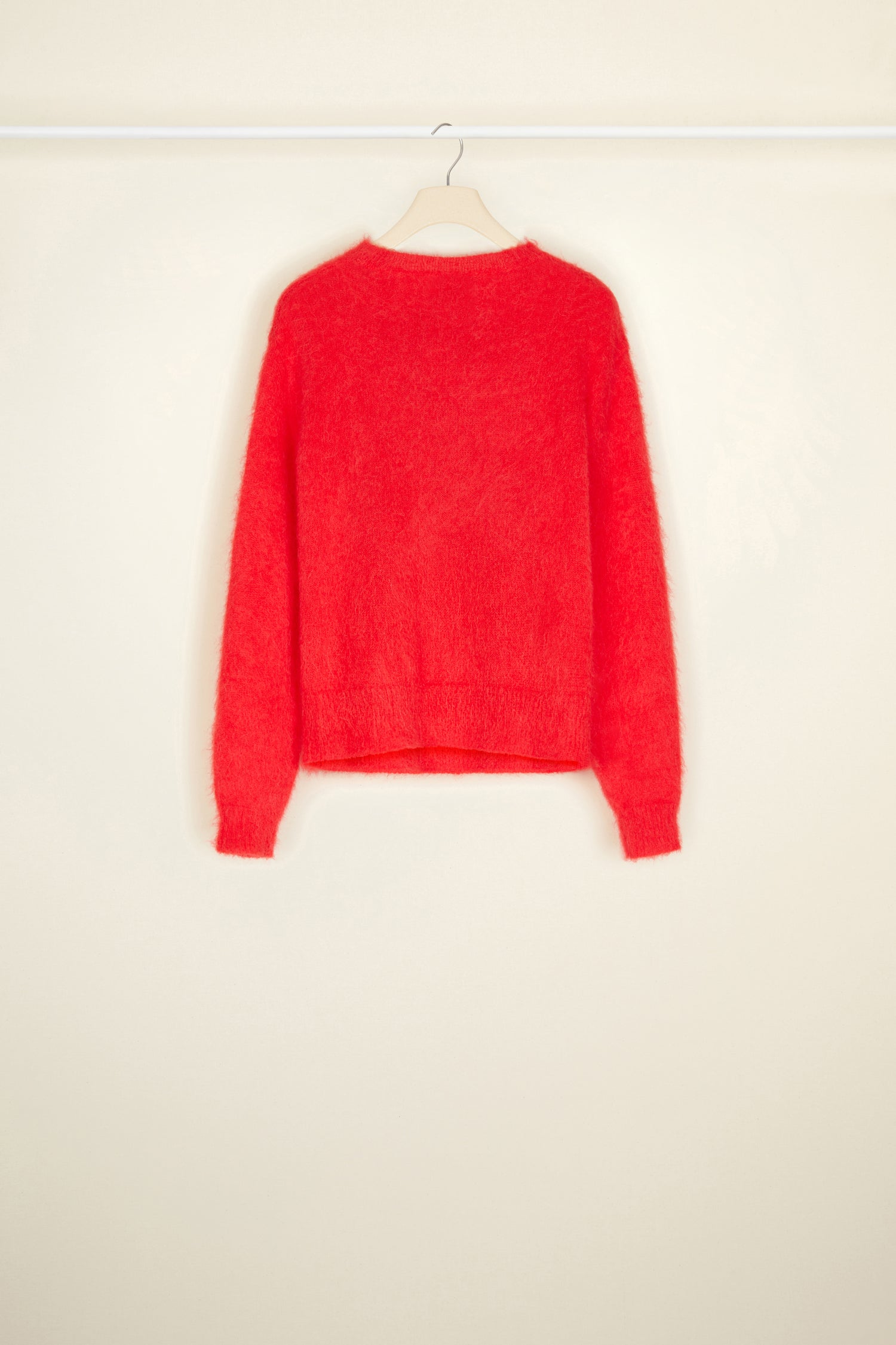 Patou pull jacquard mohair alpaga multicolore