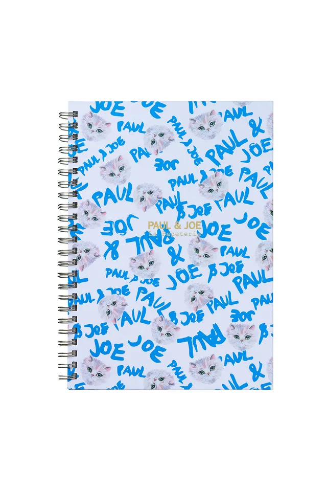 Paul & Joe Papeterie Carnet A5 Gipsy spirales motif chat
