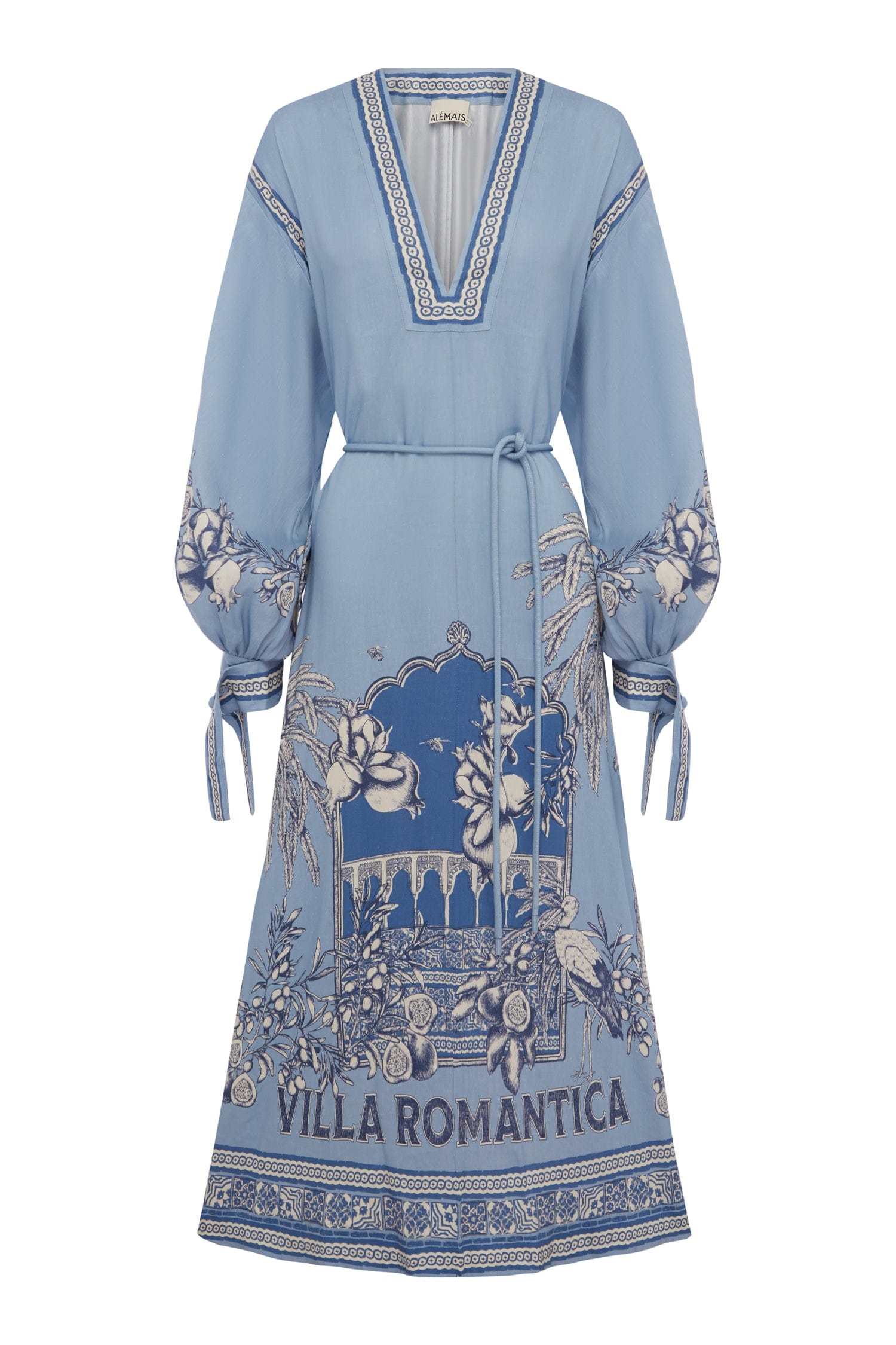 Alemais Villa Romantica Holiday robe midi lin 4-16