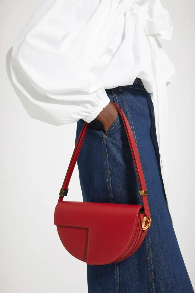 Patou Le Patou BA001 sac cuir Ruby Wine TU édition 40