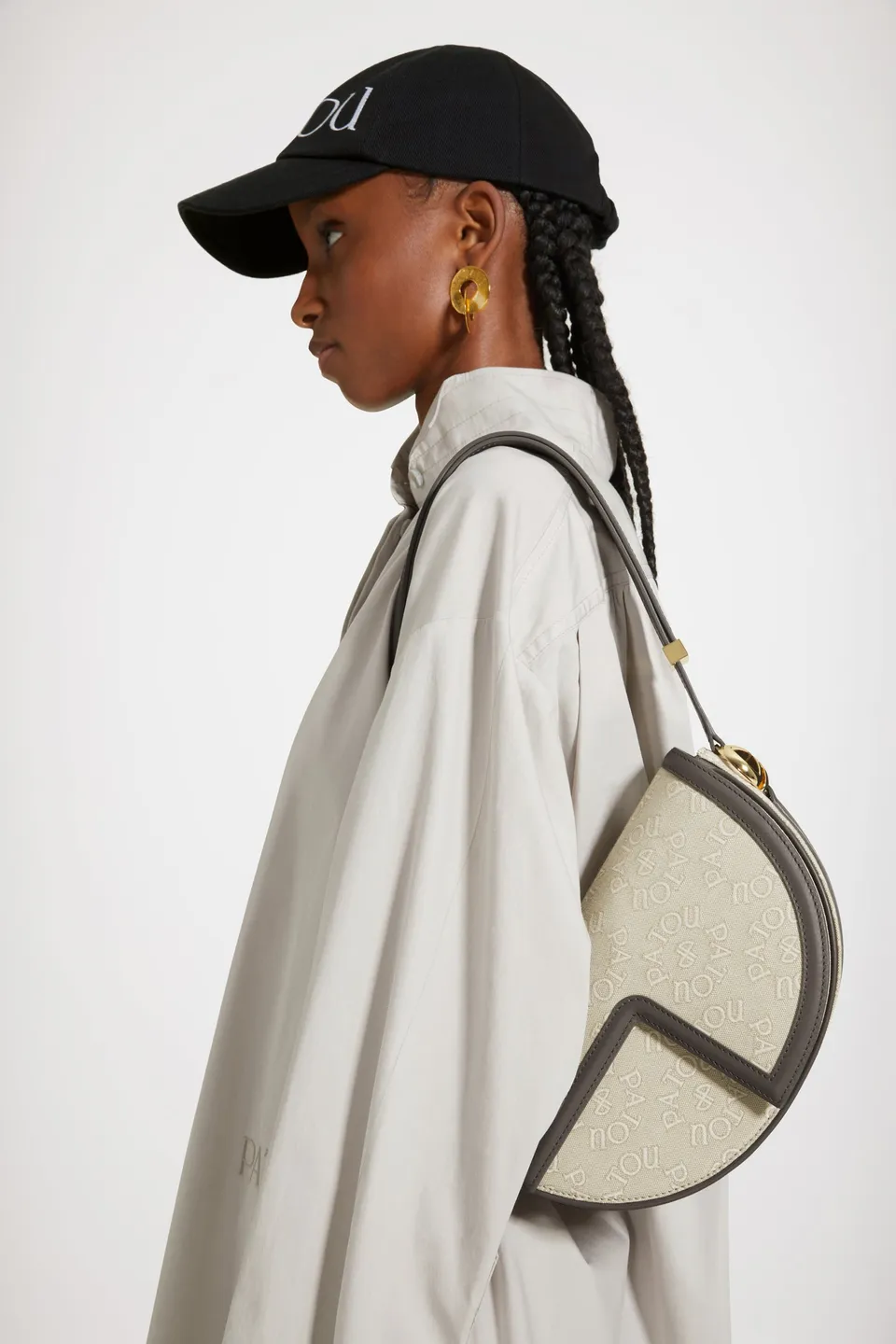 Patou Le Patou sac jacquard coton bio Medallion TU