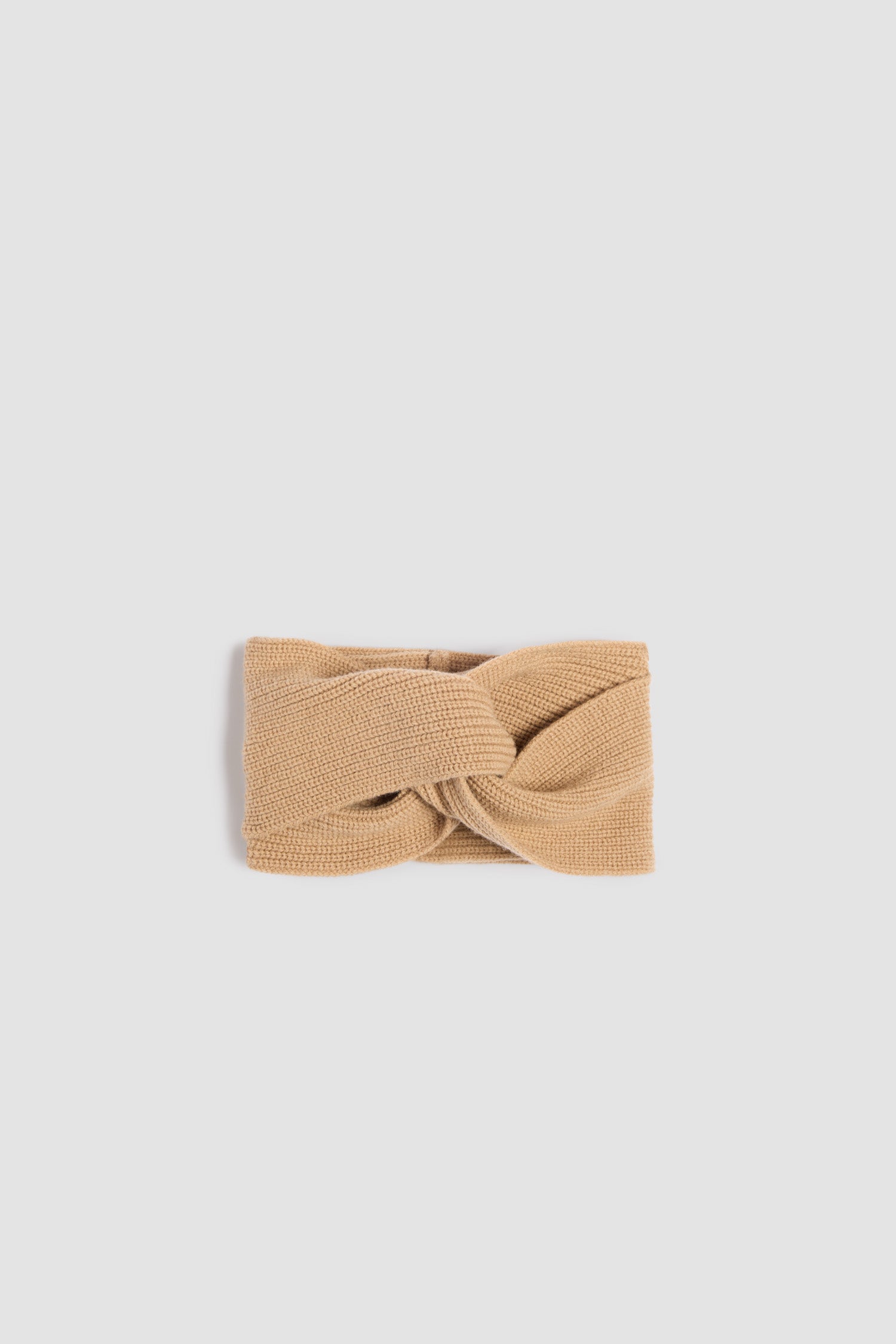 Patou Accessories bandeau AC083 biscuit laine cachemire