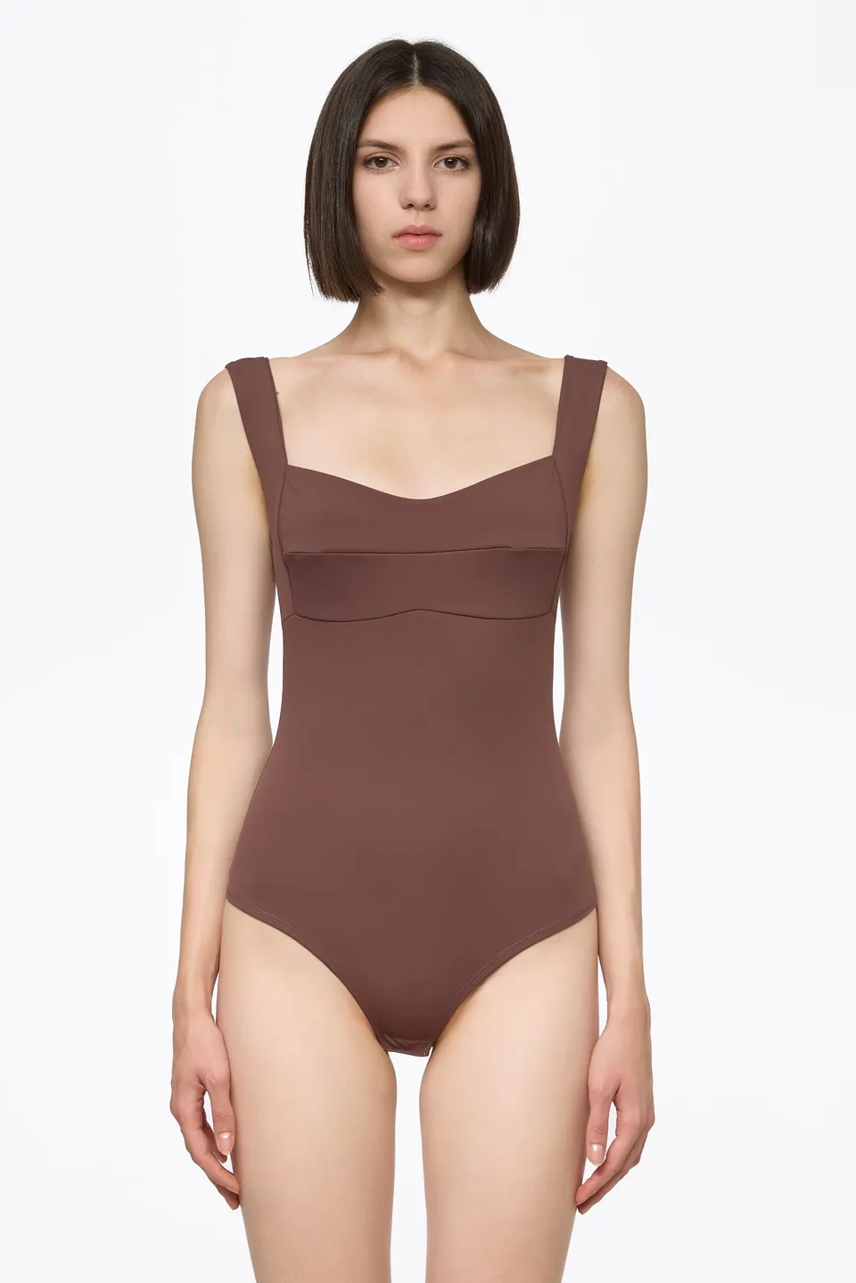 ATU Body Couture Bodysuits body corset lycra marron lait