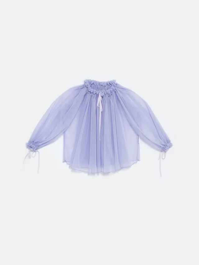 Ester Manas Mini Manas Lilac Maxi blouse bébé Lavande