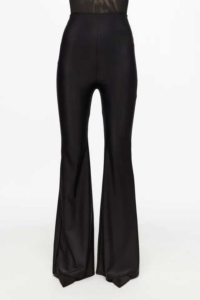 ATU Body Couture pantalon noir taille haute évasé