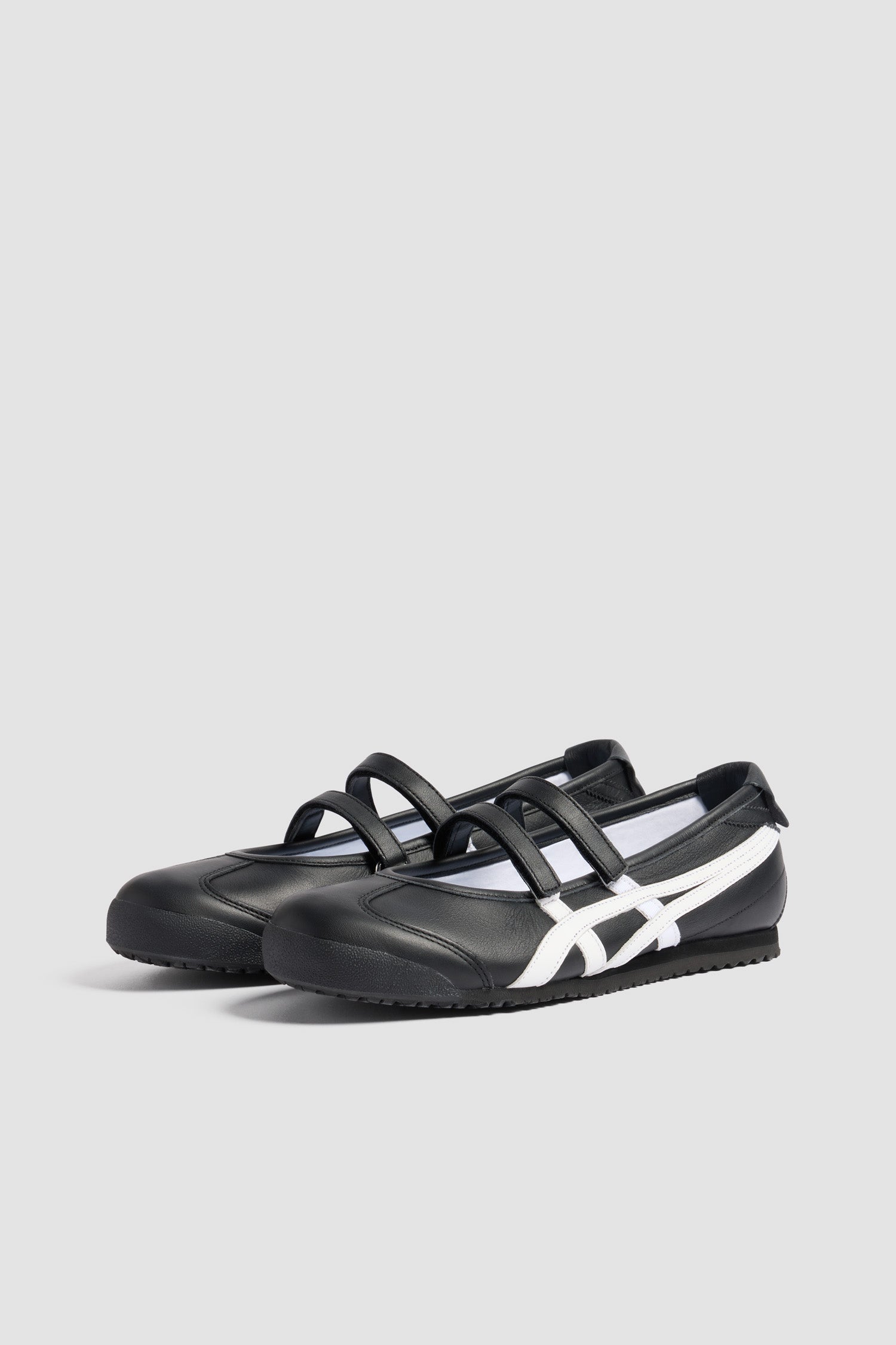 Patou x Onitsuka Tiger E25FO014 ballerines cuir nappa noir