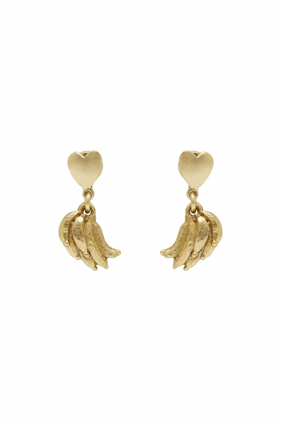 Alemaïs Jem Love Banana boucles d'oreilles laiton