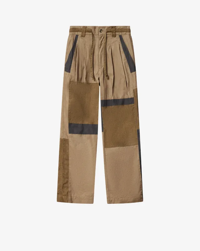 Isabel Marant Texter pantalon coton loose kaki