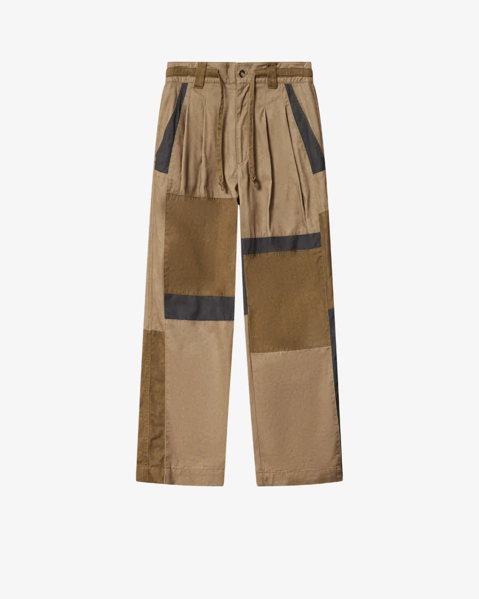 Isabel Marant Texter pantalon coton loose kaki