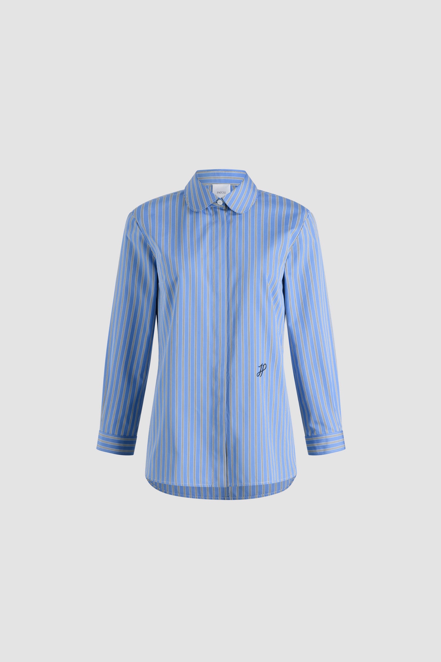 Patou Tops BL039 chemise coton bleu heritage 38