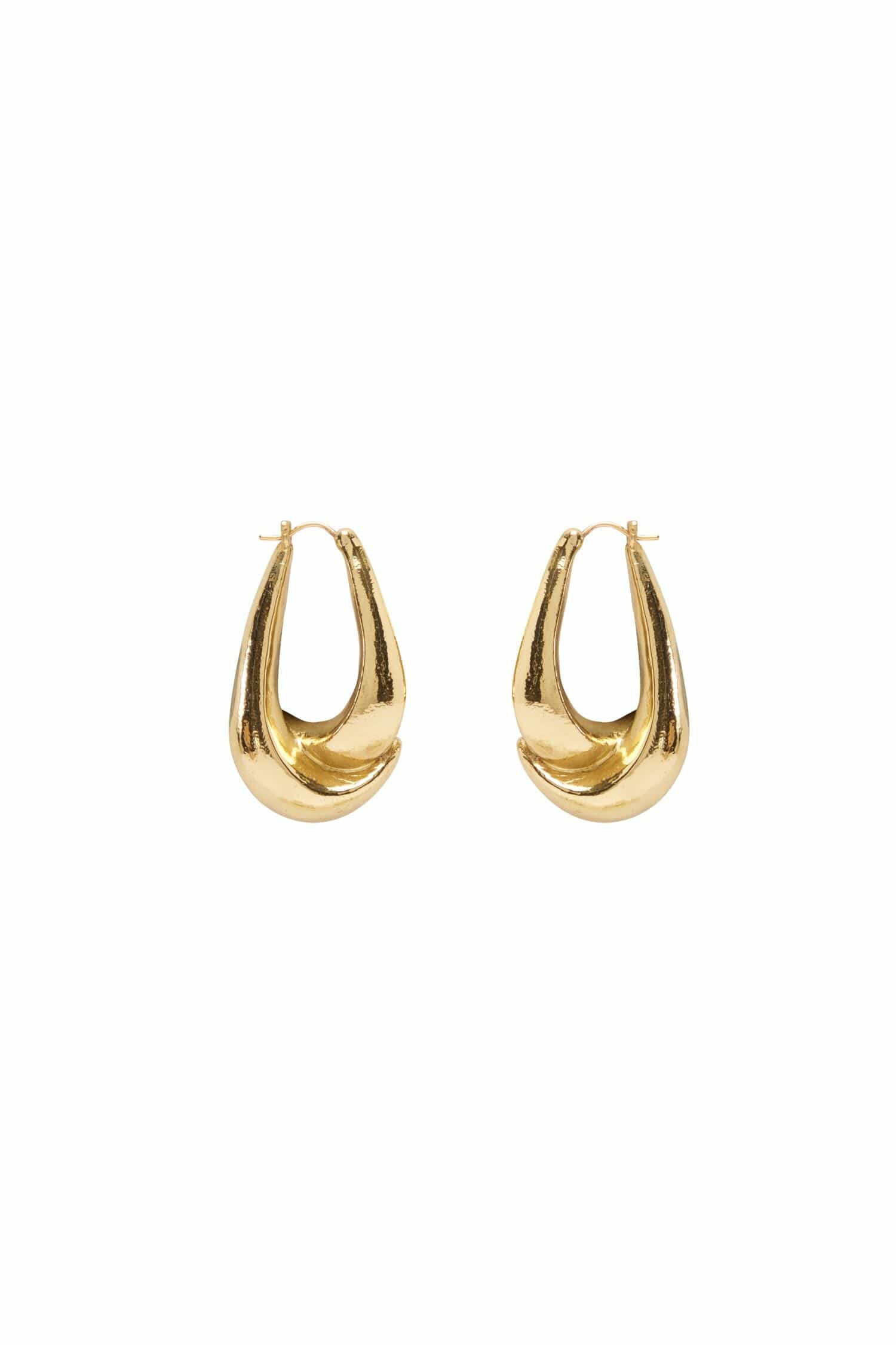Alemaïs Atomic boucles d’oreilles créoles sculptées