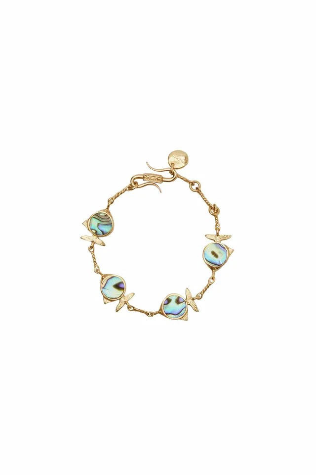 Alemais Calypso Paua Fish bracelet poisson paua taille unique