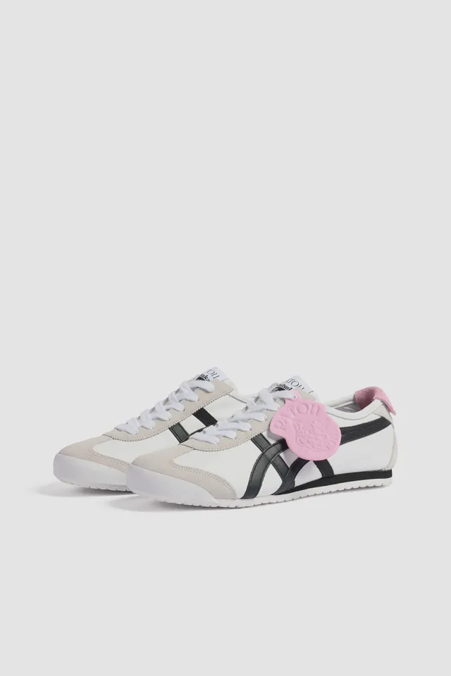 Patou FO012 basket nappa Mexico 66 blanche Onitsuka Tiger